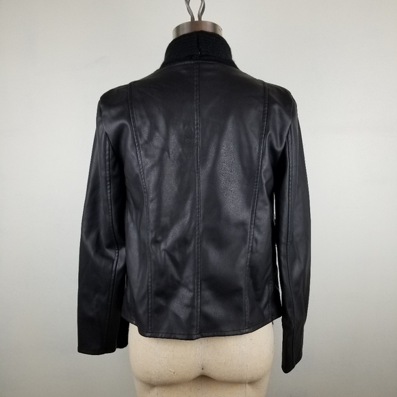 BB Dakota Sarafina Faux Leather and Knit Jacket - Picture 6 of 9